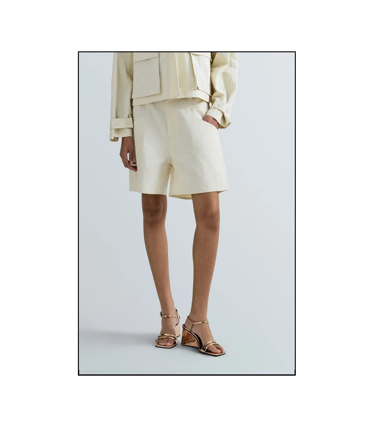 BERMUDAS RELAXED FIT DE SARGA REPLAY