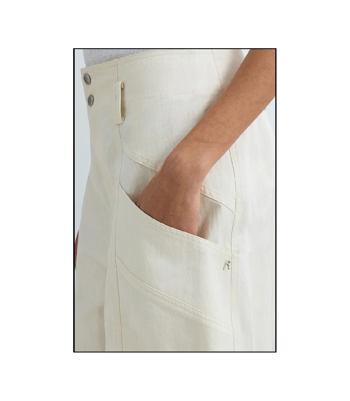 BERMUDAS RELAXED FIT DE SARGA REPLAY