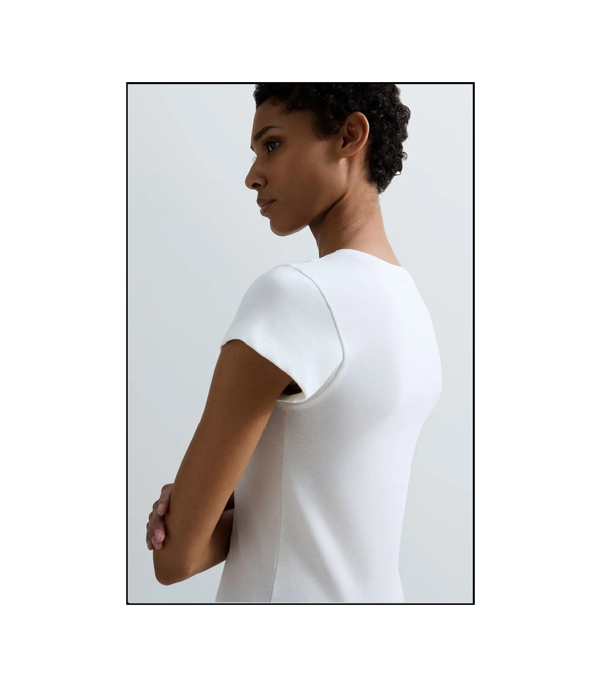 CAMISETA DE ALGODÓN AJUSTADA REPLAY