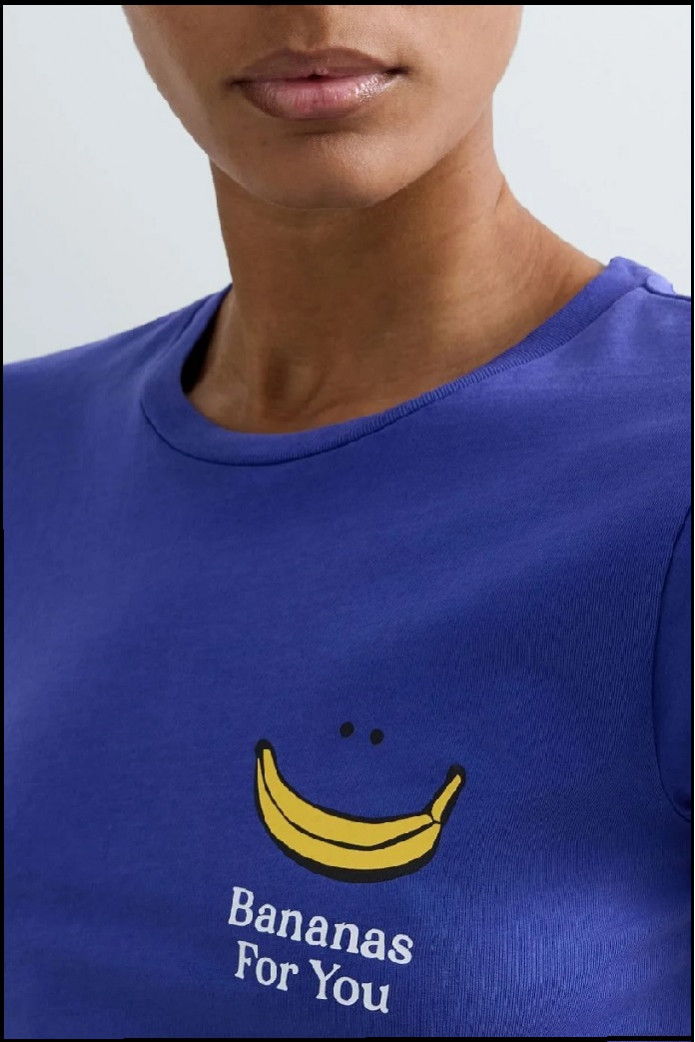 CAMISETA DE PUNTO CON ESTAMPADO REPLAY