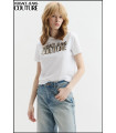 CAMISETA LENTEJUELAS BLANCA VERSACE JEANS COUTURE