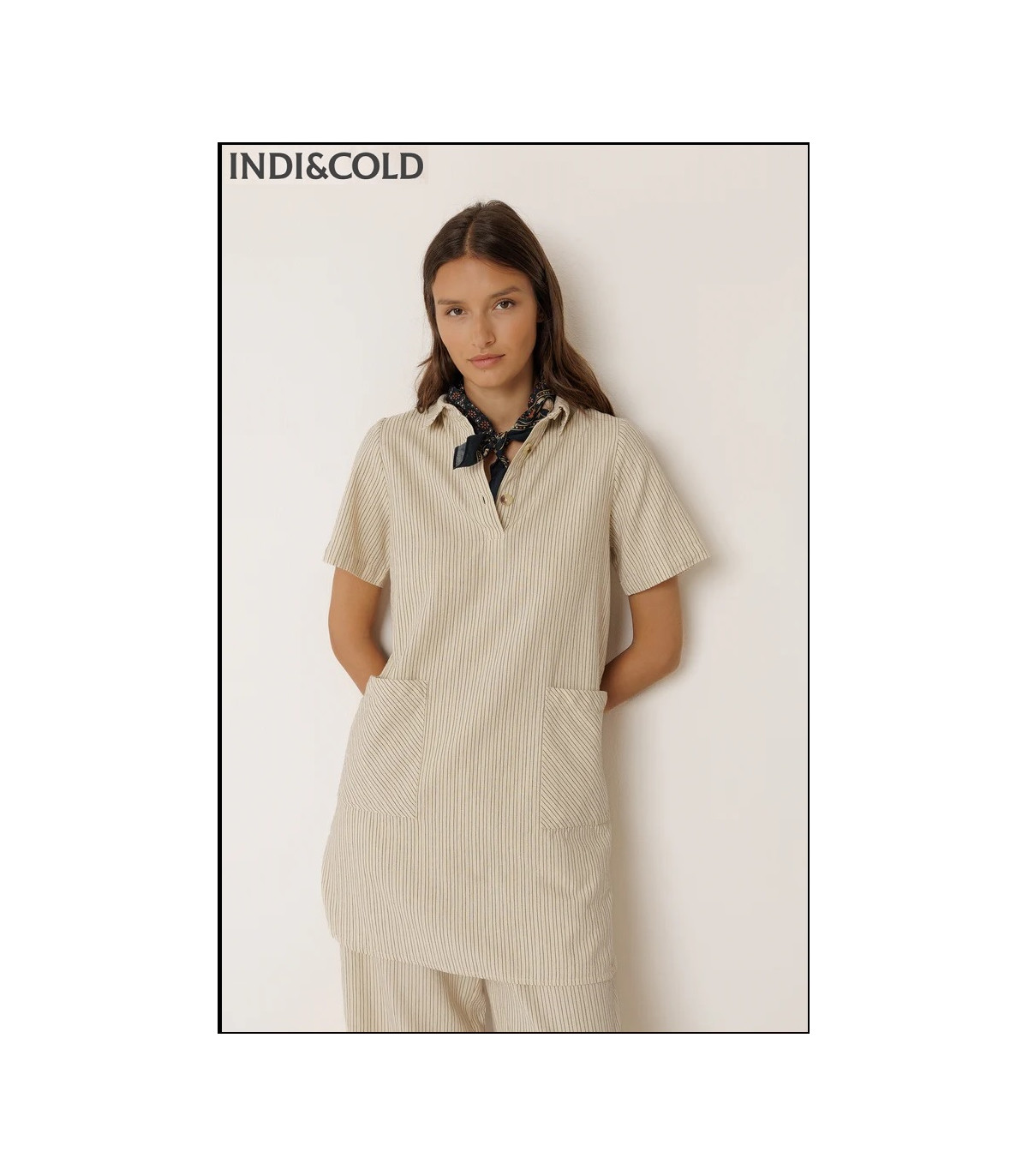 VESTIDO CUELLO POLO INDI&COLD