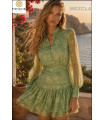 FLORENTINE GREEN DRESS BY FETICHE SUANCES