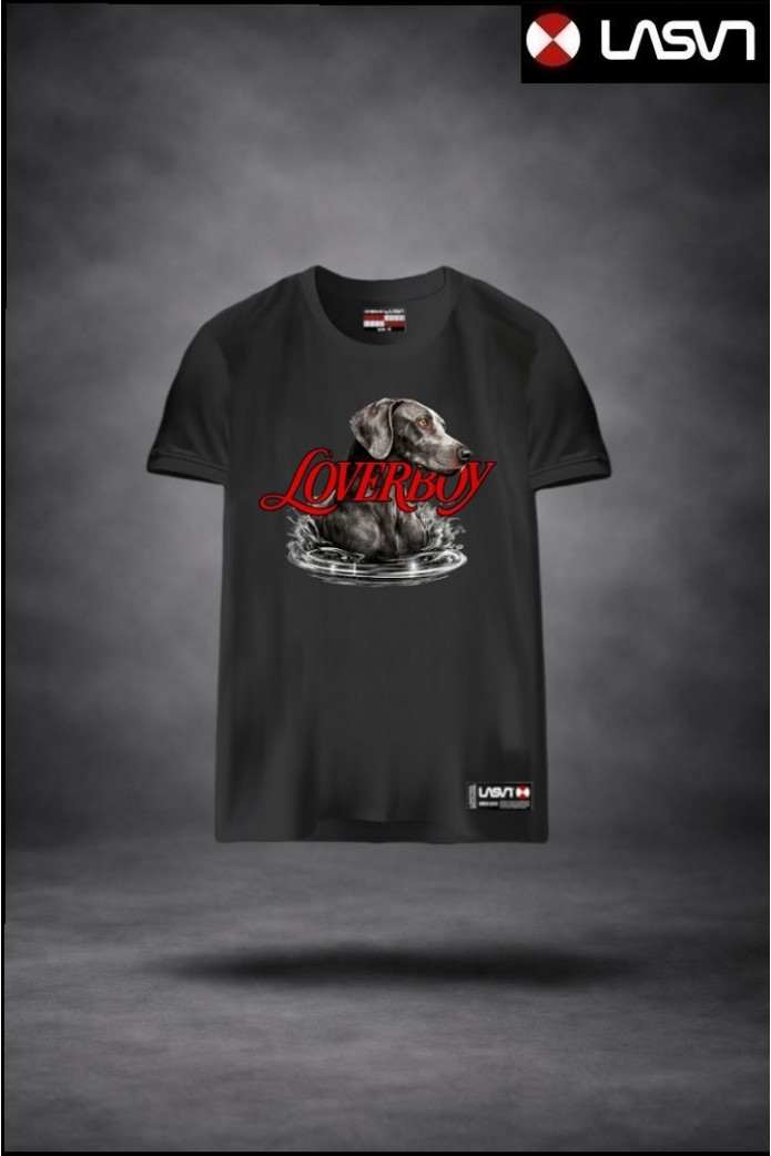 CAMISETA DE HOMBRE LOVERBOY GRIS OSCURO LA SAL