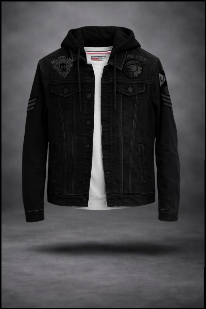 CAZADORA VAQUERA DE HOMBRE BLACK WOLF NEGRA LA SAL