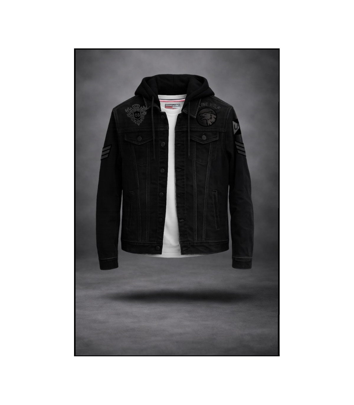 CAZADORA VAQUERA DE HOMBRE BLACK WOLF NEGRA LA SAL