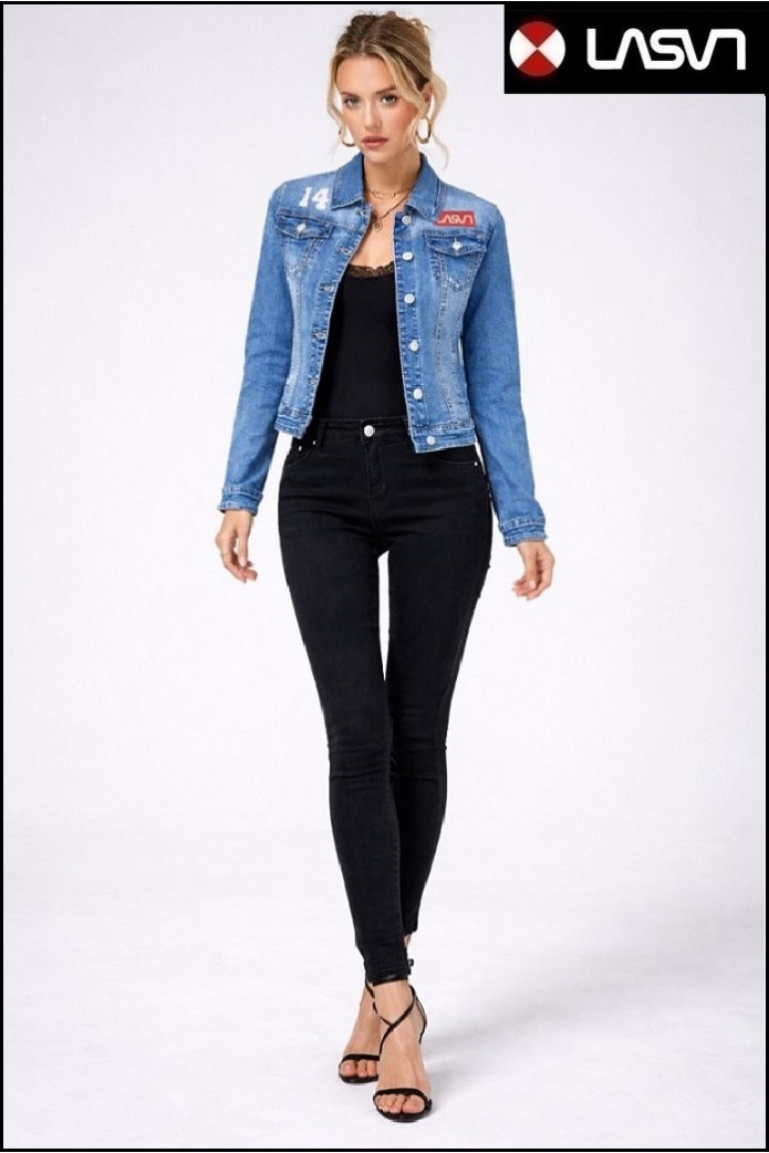CAZADORA DENIM DE MUJER FLY LA SAL