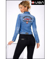 CAZADORA DENIM DE MUJER FLY LA SAL
