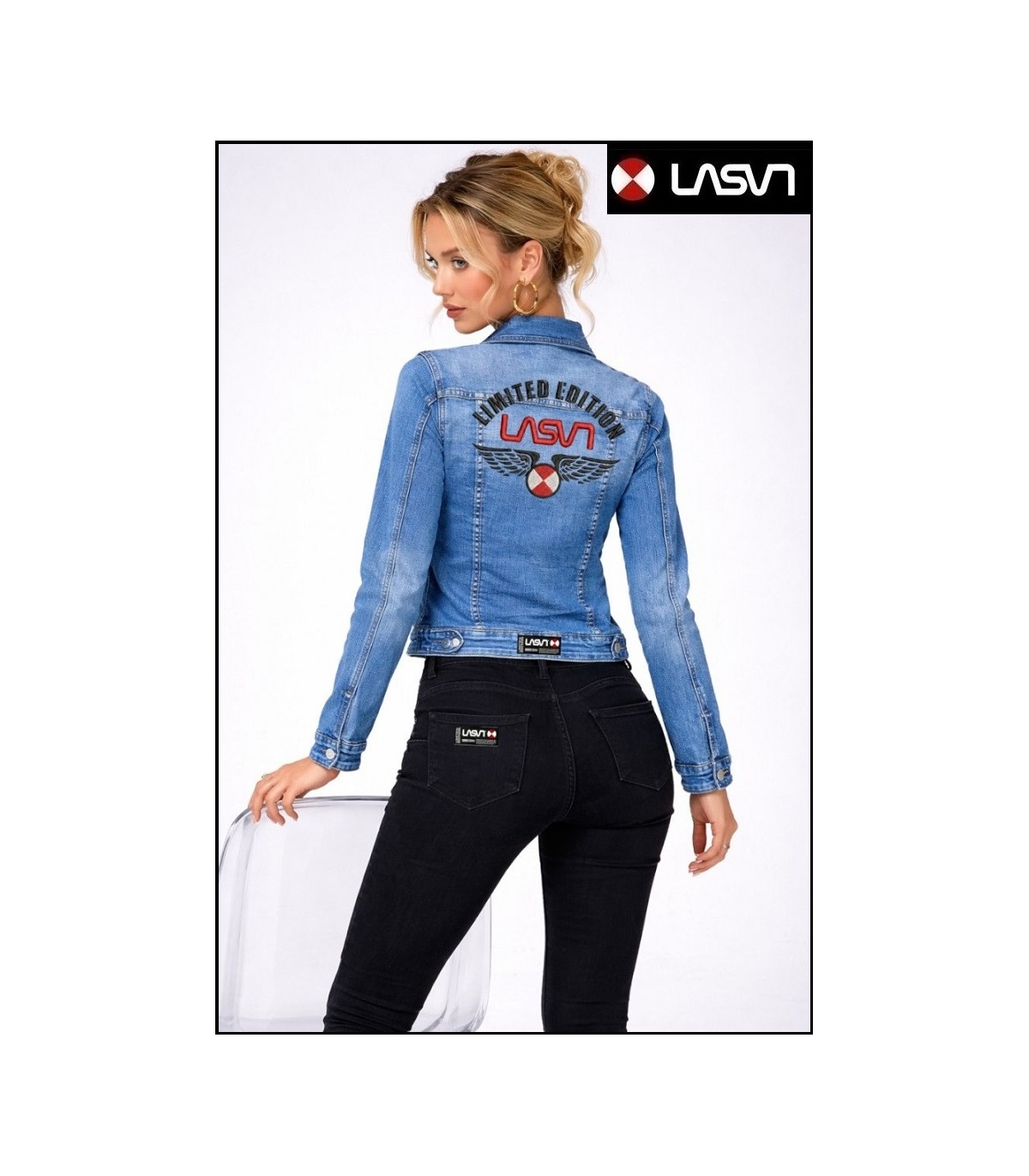 CAZADORA DENIM DE MUJER FLY LA SAL
