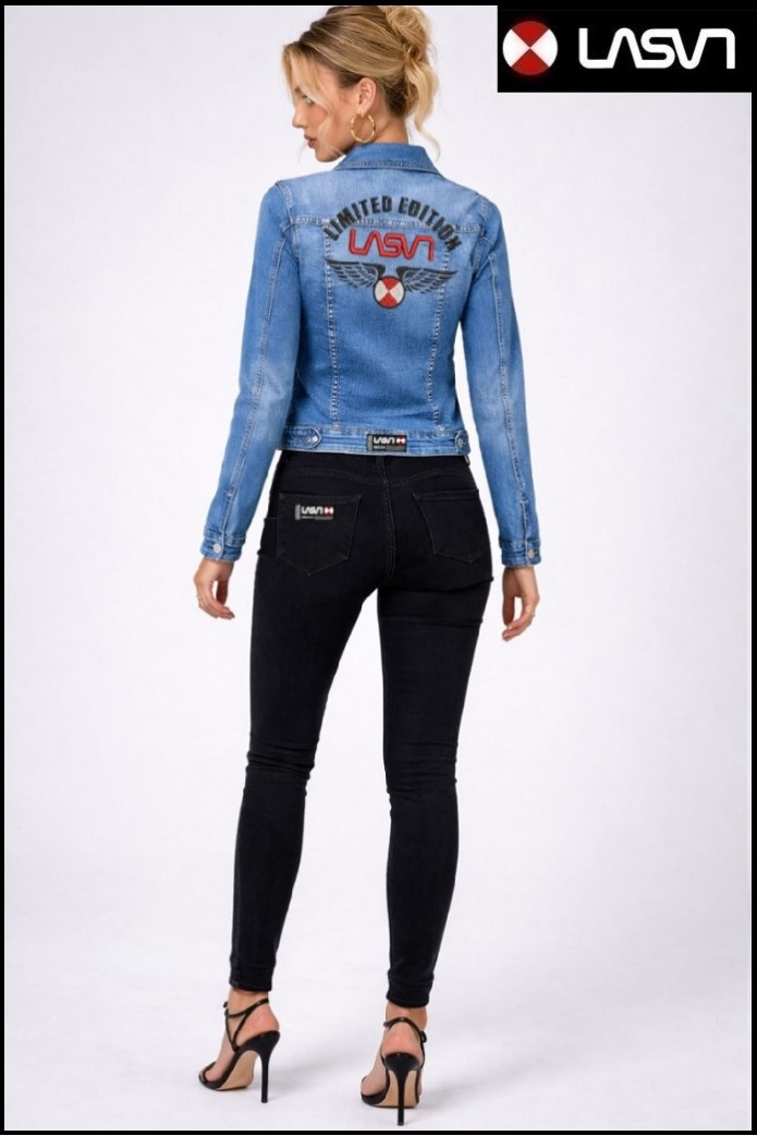 CAZADORA DENIM DE MUJER FLY LA SAL
