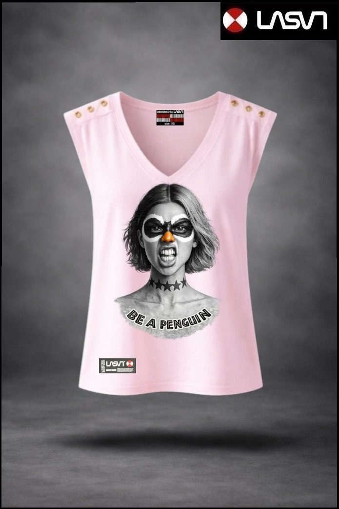 CAMISETA DE MUJER PENGUIN AGH ROSA LA SAL
