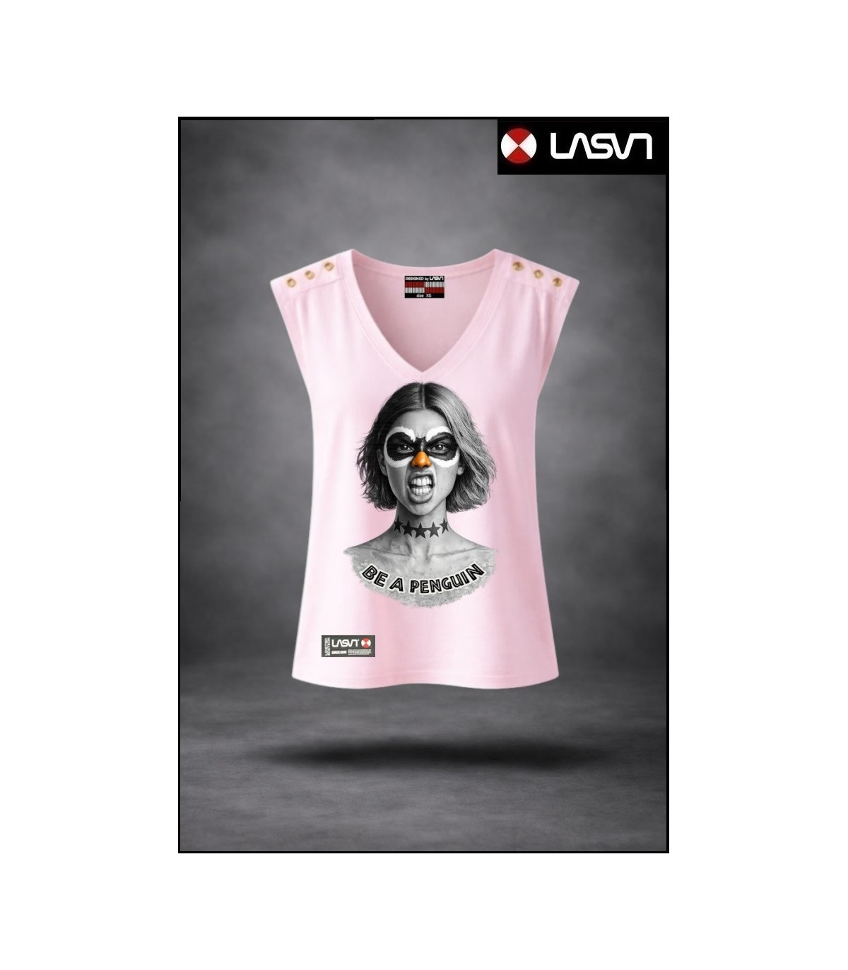 CAMISETA DE MUJER PENGUIN AGH ROSA LA SAL