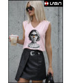 CAMISETA DE MUJER PENGUIN AGH ROSA LA SAL