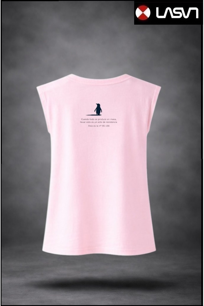 CAMISETA DE MUJER PENGUIN AGH ROSA LA SAL