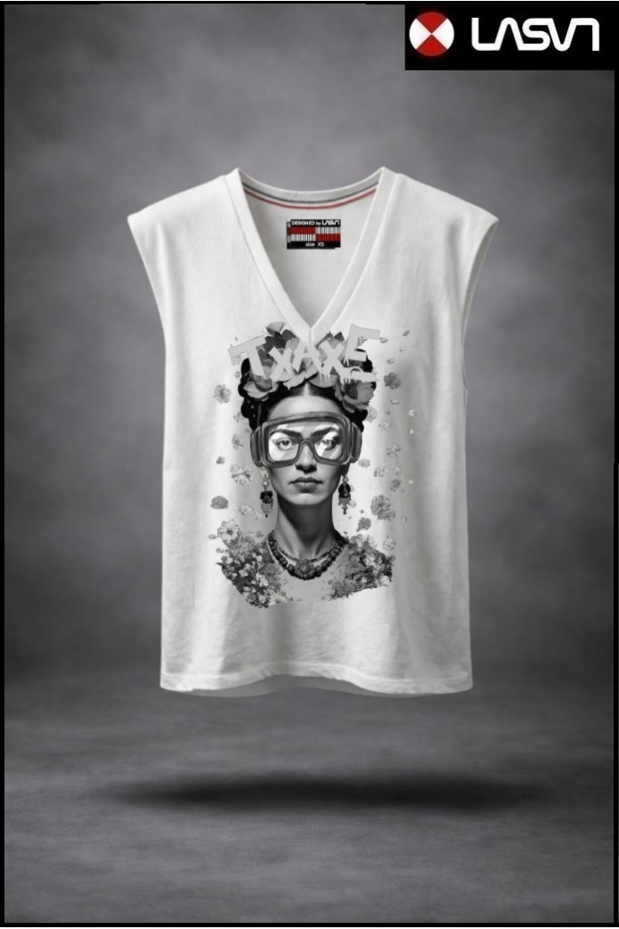 CAMISETA DE MUJER FXAXE BLANCO LA SAL