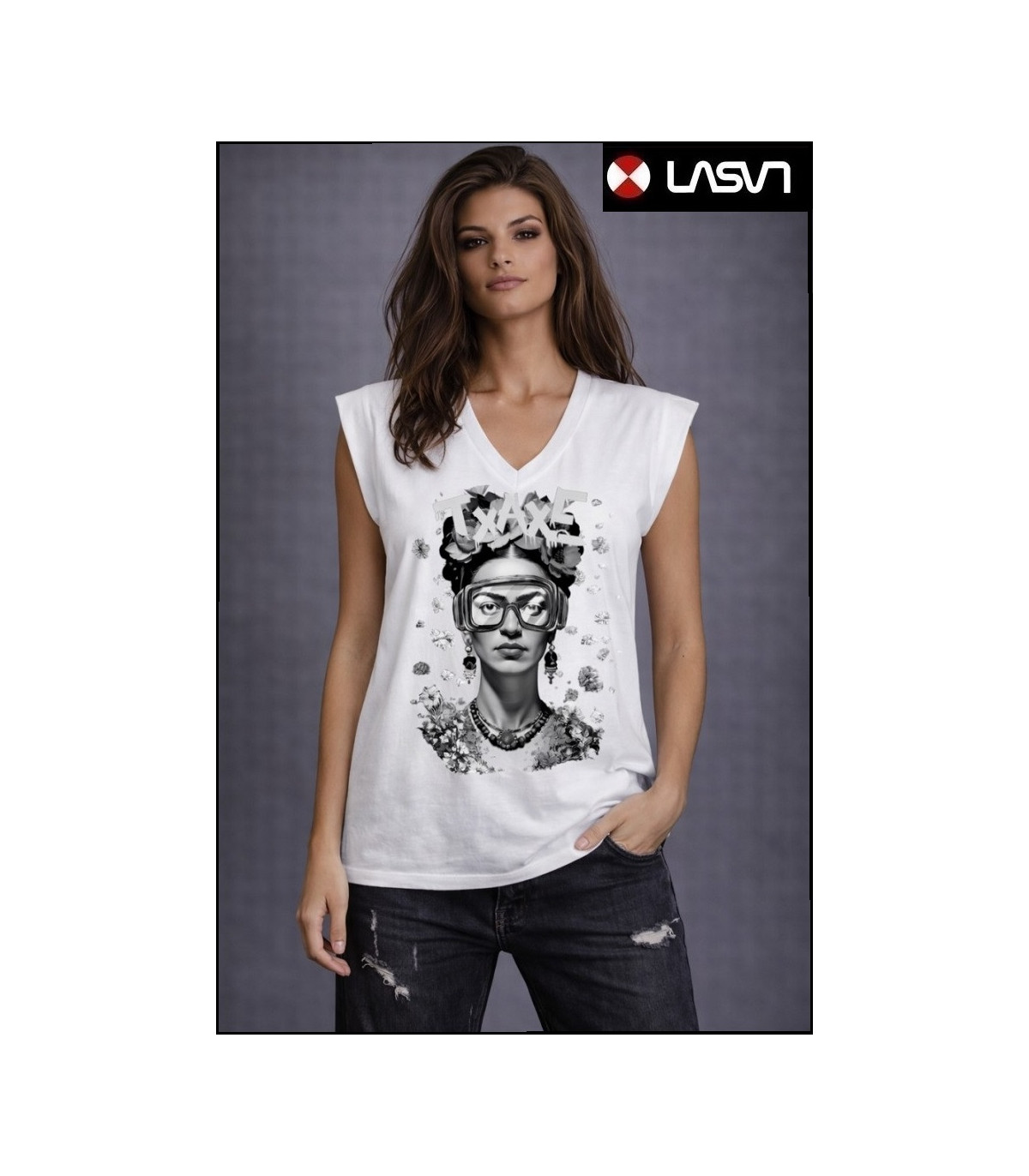 CAMISETA DE MUJER FXAXE BLANCO LA SAL