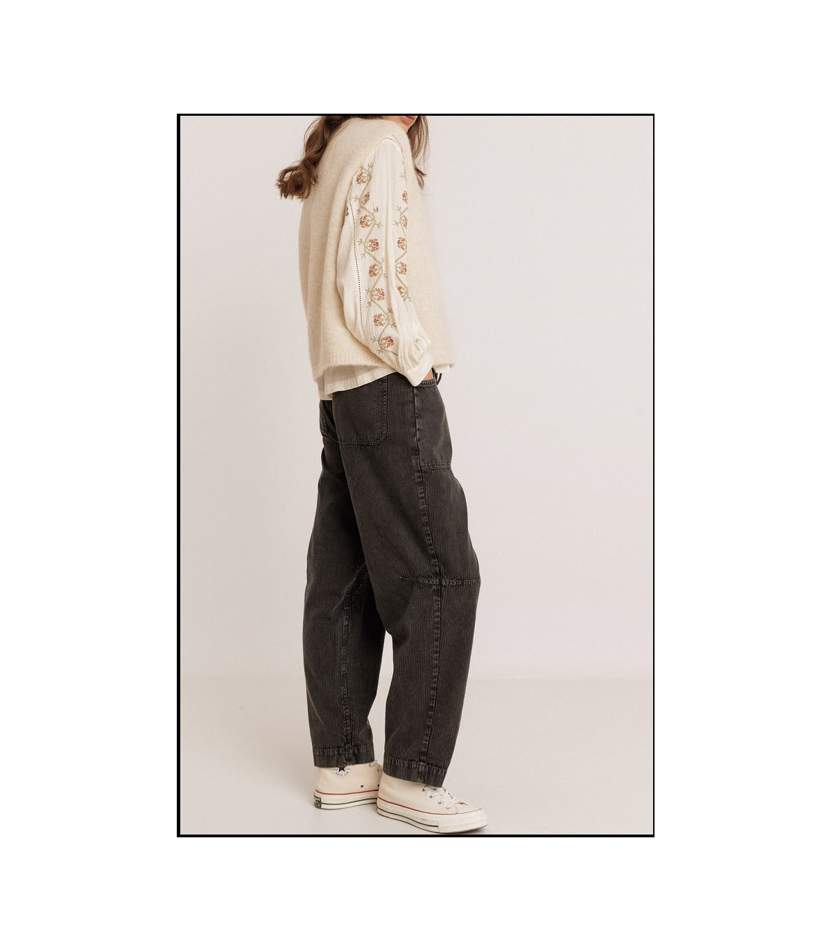 CAMISA BORDADOS CRUDO INDI&COLD