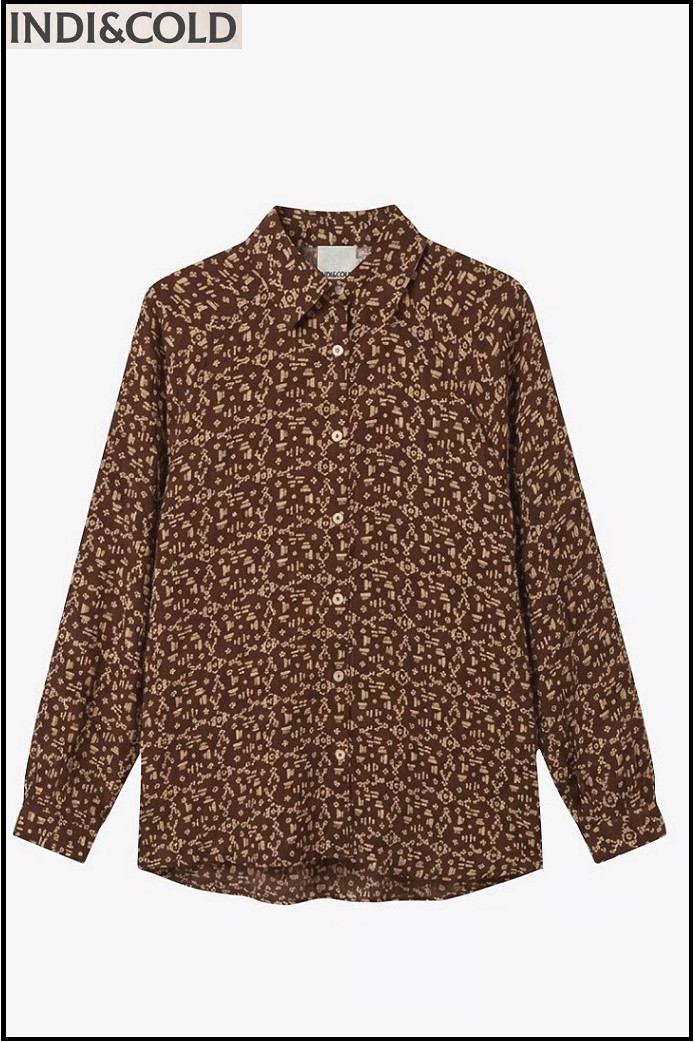 CAMISA ESTAMPADO ÉTNICO INDI&COLD