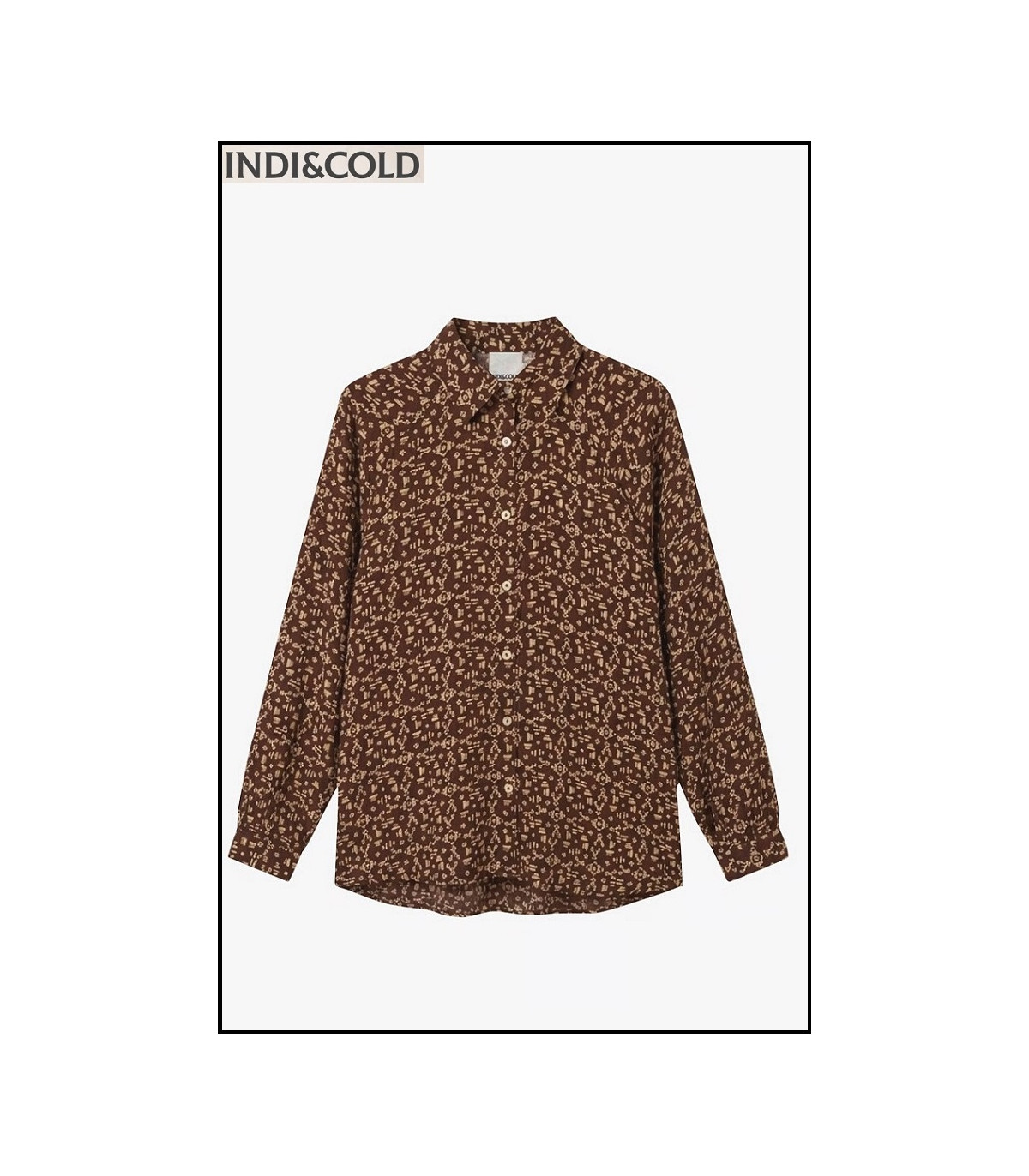 CAMISA ESTAMPADO ÉTNICO INDI&COLD