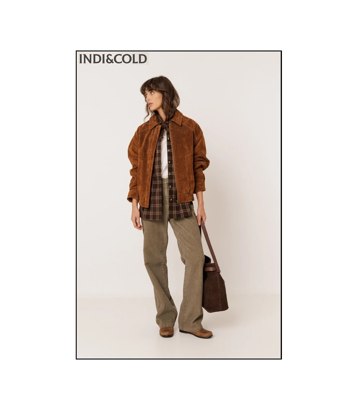 CAZADORA BOMBER PIEL INDI&COLD
