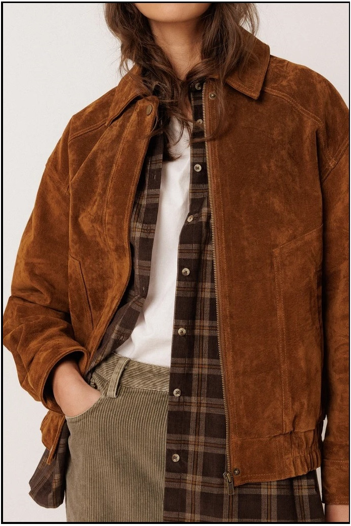 CAZADORA BOMBER PIEL INDI&COLD