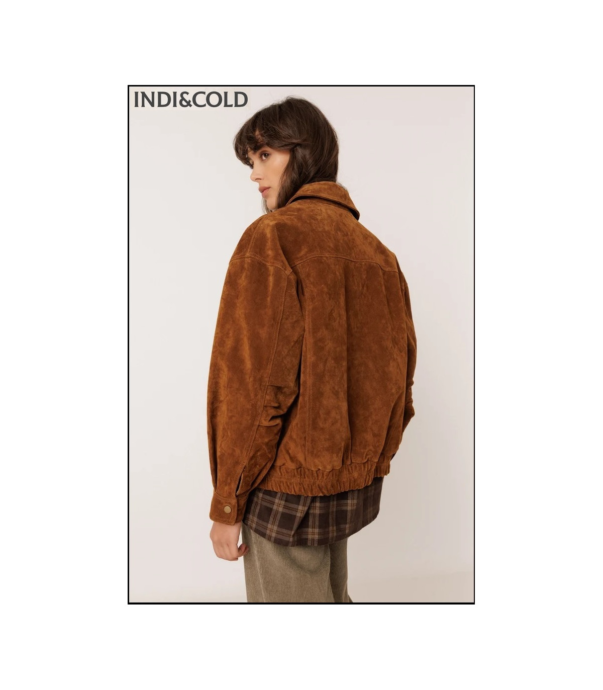 CAZADORA BOMBER PIEL INDI&COLD