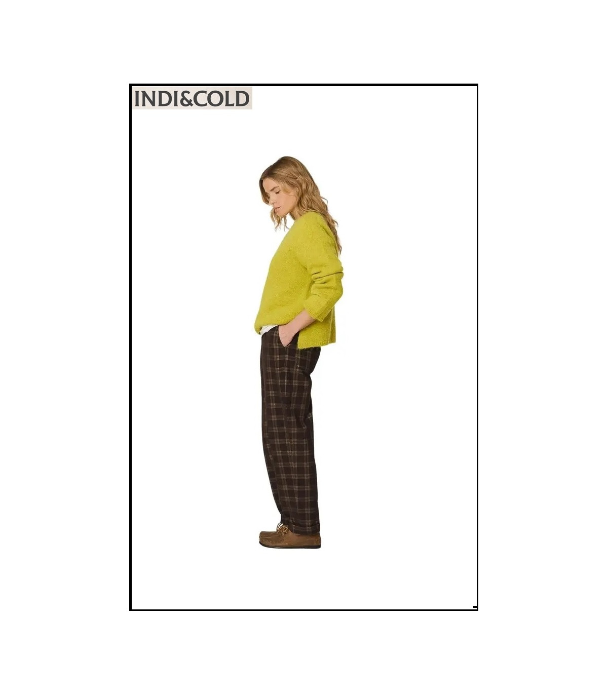 PANTALÓN ENGOMADO MICROPANA CUADROS INDI&COLD