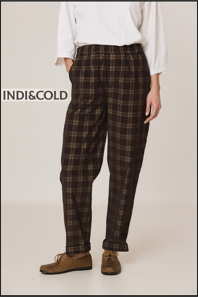 PANTALÓN ENGOMADO MICROPANA CUADROS INDI&COLD