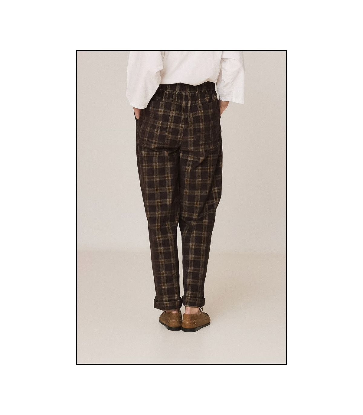 PANTALÓN ENGOMADO MICROPANA CUADROS INDI&COLD