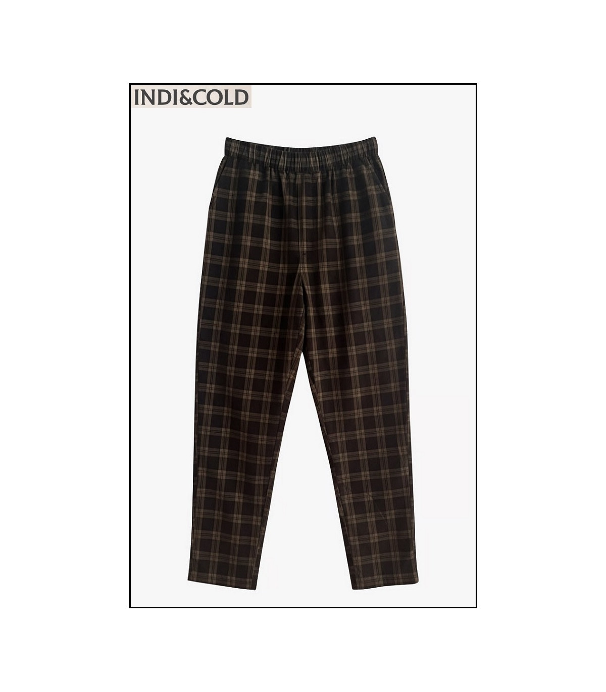 PANTALÓN ENGOMADO MICROPANA CUADROS INDI&COLD