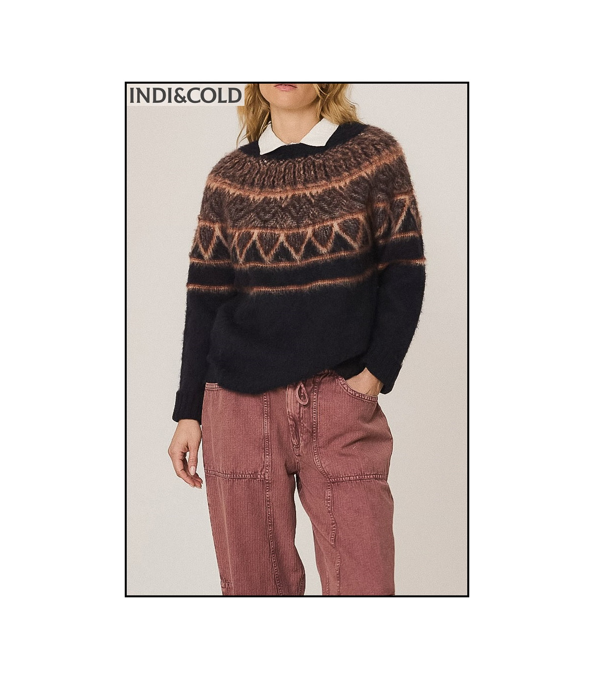 JERSEY JACQUARD POSICIONAL MARINO INDI&COLD