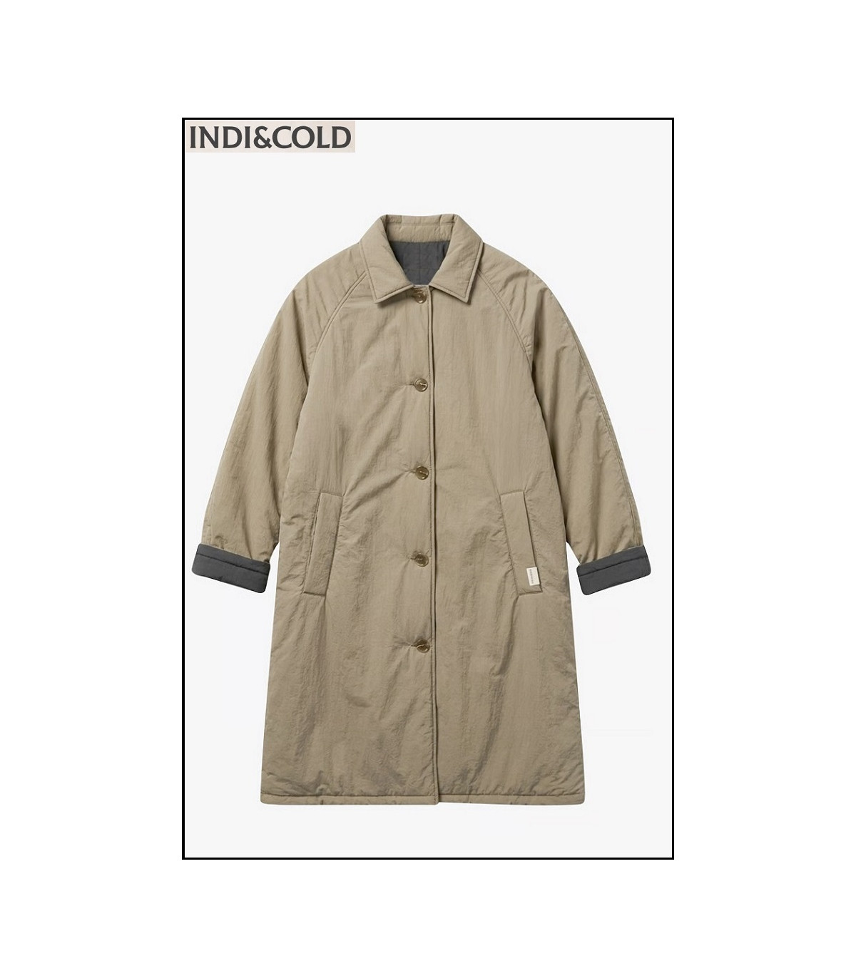 GABARDINA ACOLCHADA REVERSIBLE INDI&COLD