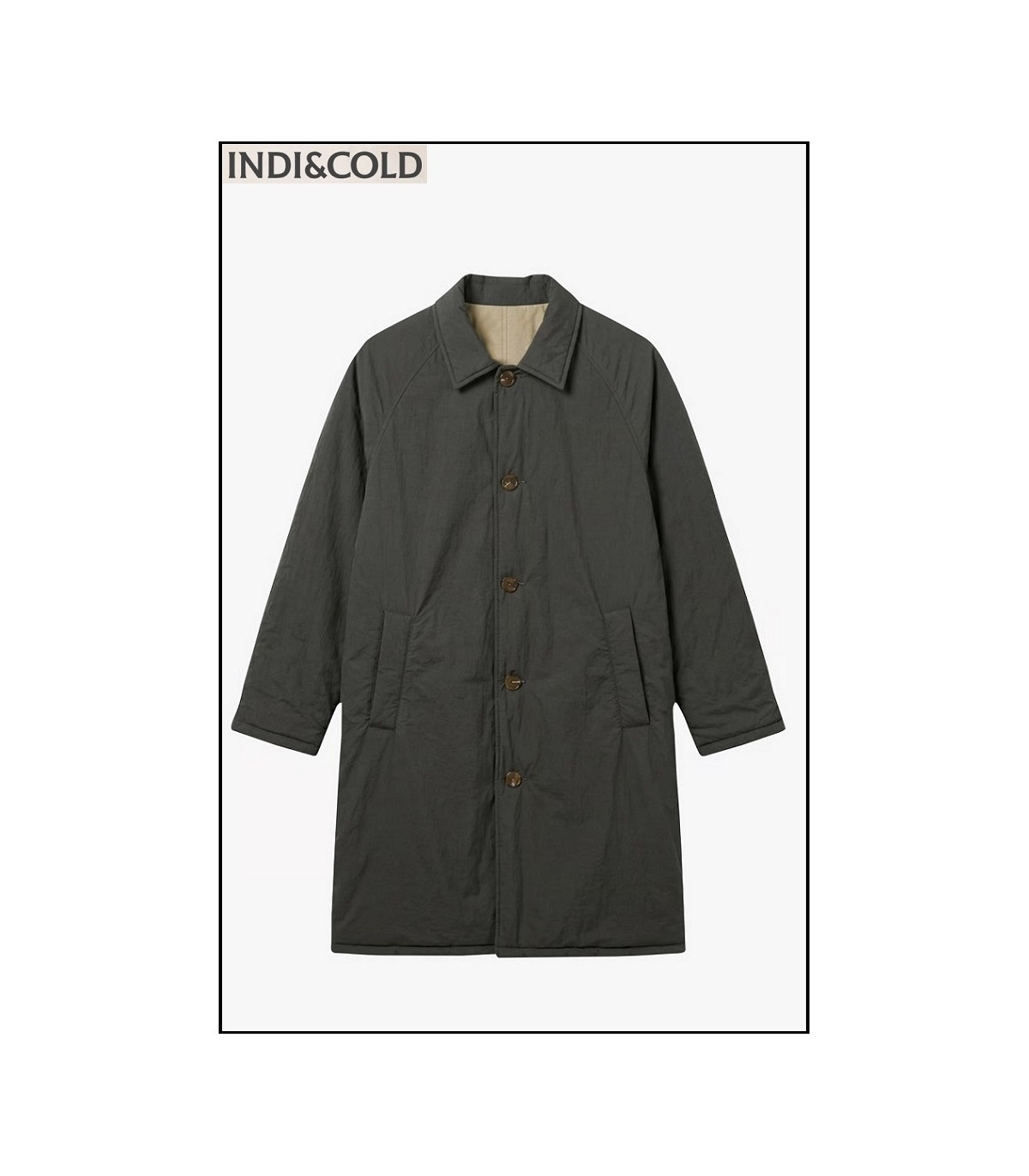 GABARDINA ACOLCHADA REVERSIBLE INDI&COLD