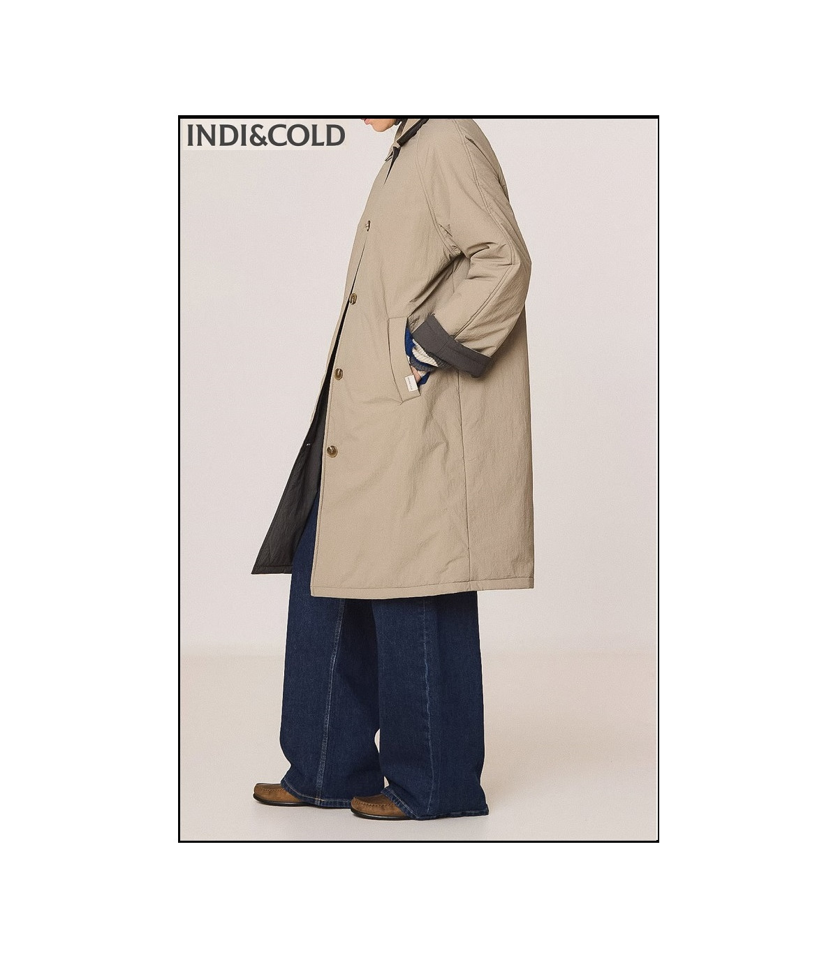 GABARDINA ACOLCHADA REVERSIBLE INDI&COLD