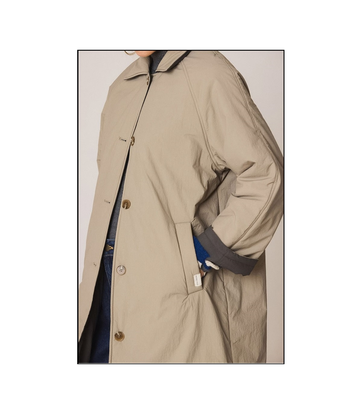 GABARDINA ACOLCHADA REVERSIBLE INDI&COLD