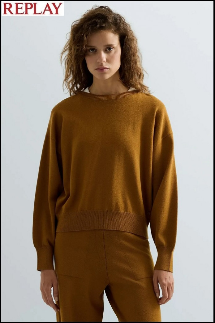 JERSEY HOLGADO GOLDEN BROWN REPLAY