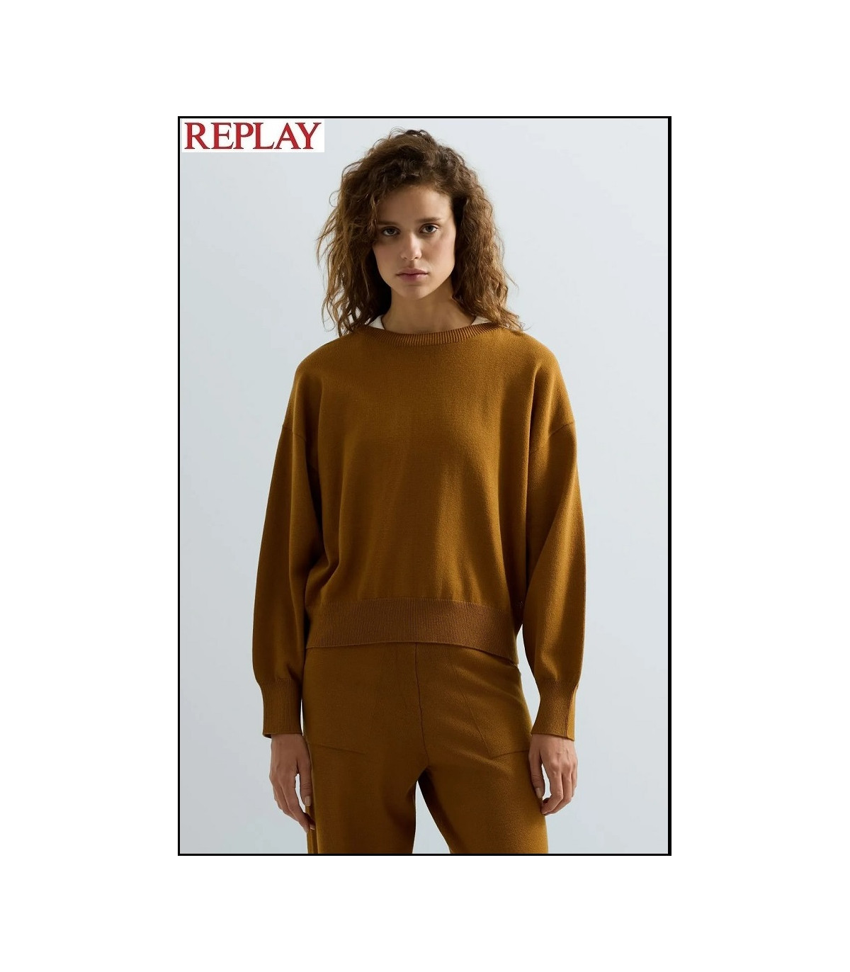 JERSEY HOLGADO GOLDEN BROWN REPLAY