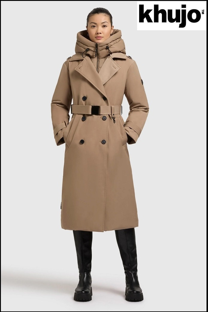 GABARDINA ACOLCHADA BEIGE KHUJO