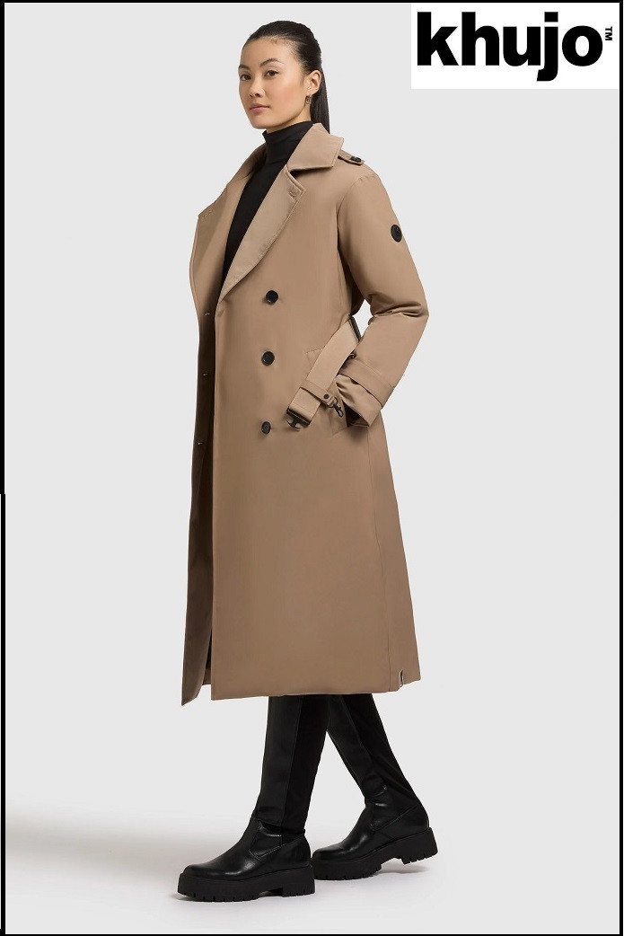 GABARDINA ACOLCHADA BEIGE KHUJO