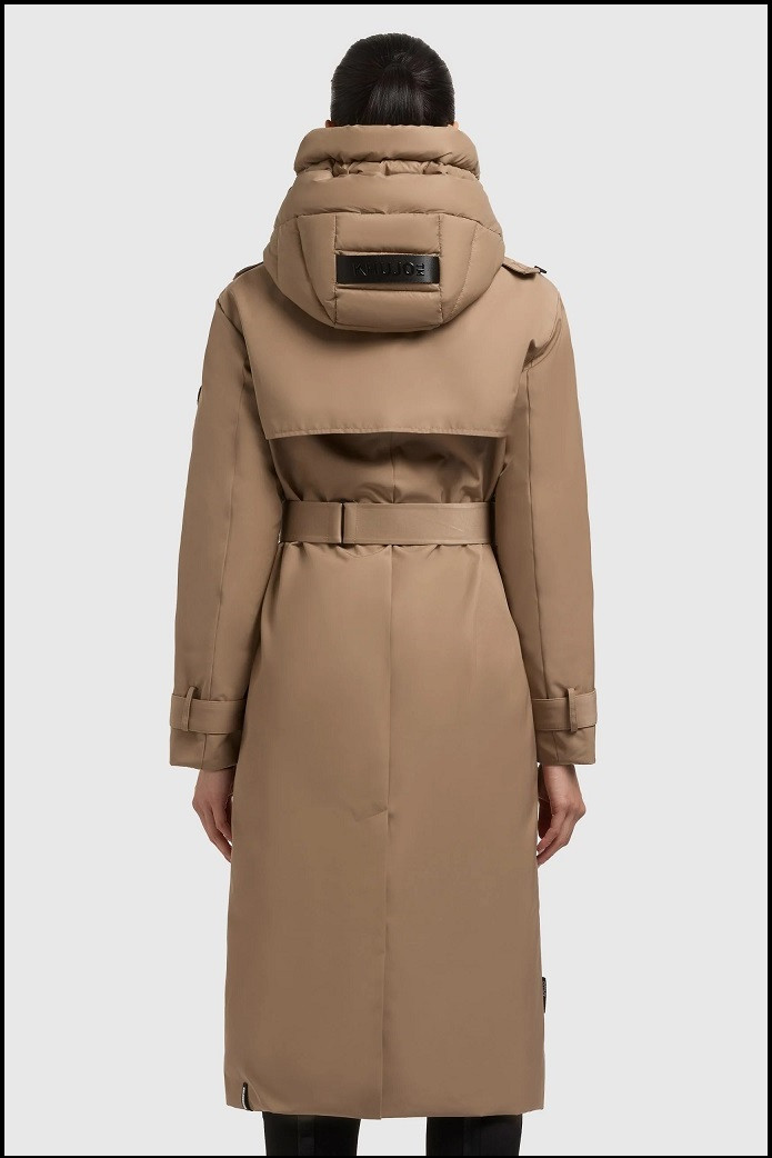 GABARDINA ACOLCHADA BEIGE KHUJO