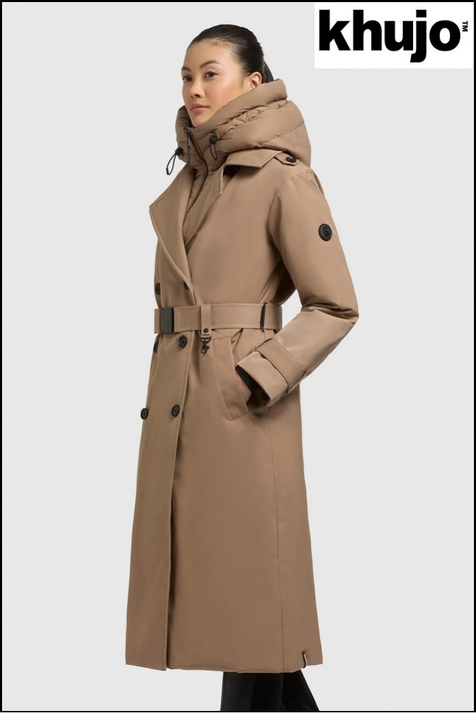 GABARDINA ACOLCHADA BEIGE KHUJO
