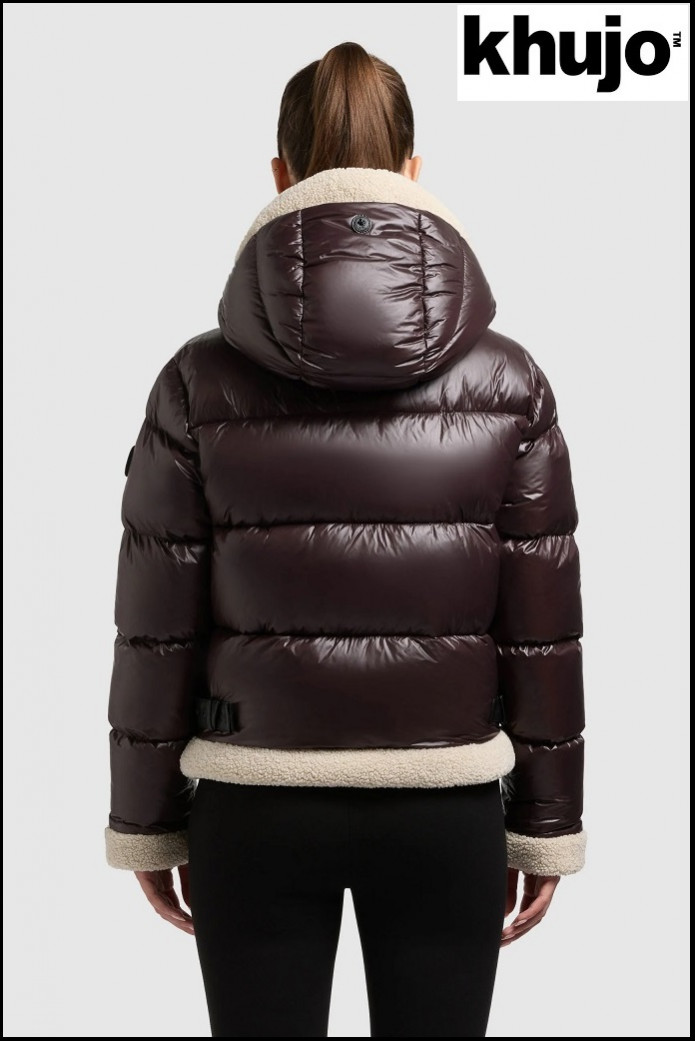 CHAQUETA CORTA CHOCOLATE KHUJO