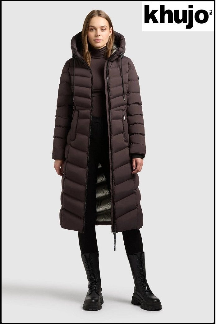 PARKA LARGA CHOCOLATE KHUJO
