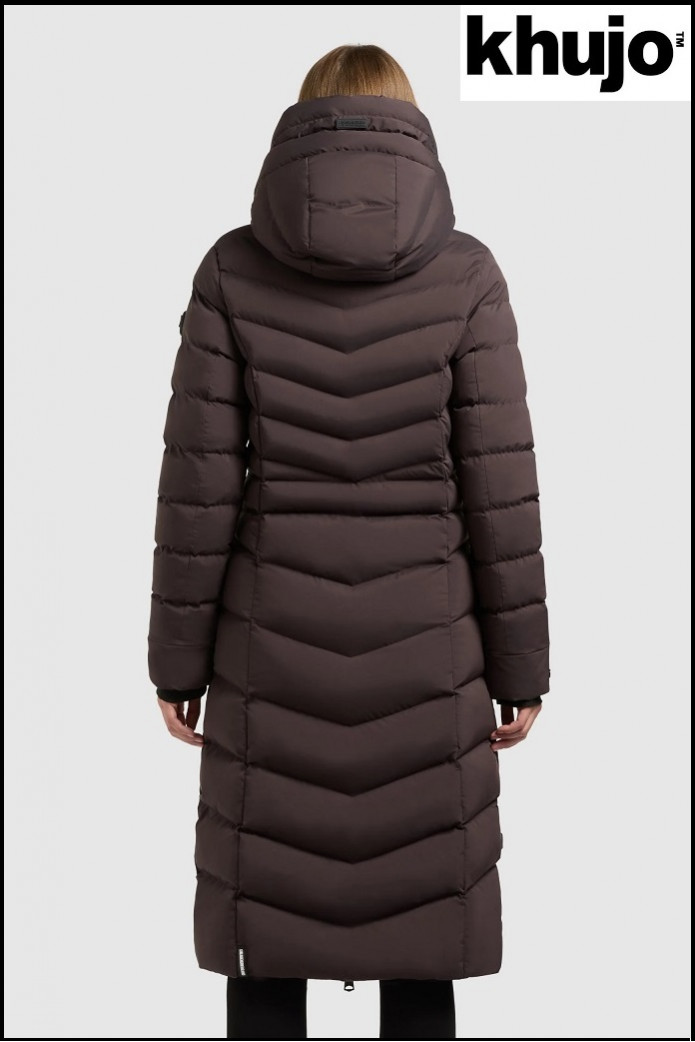 PARKA LARGA CHOCOLATE KHUJO