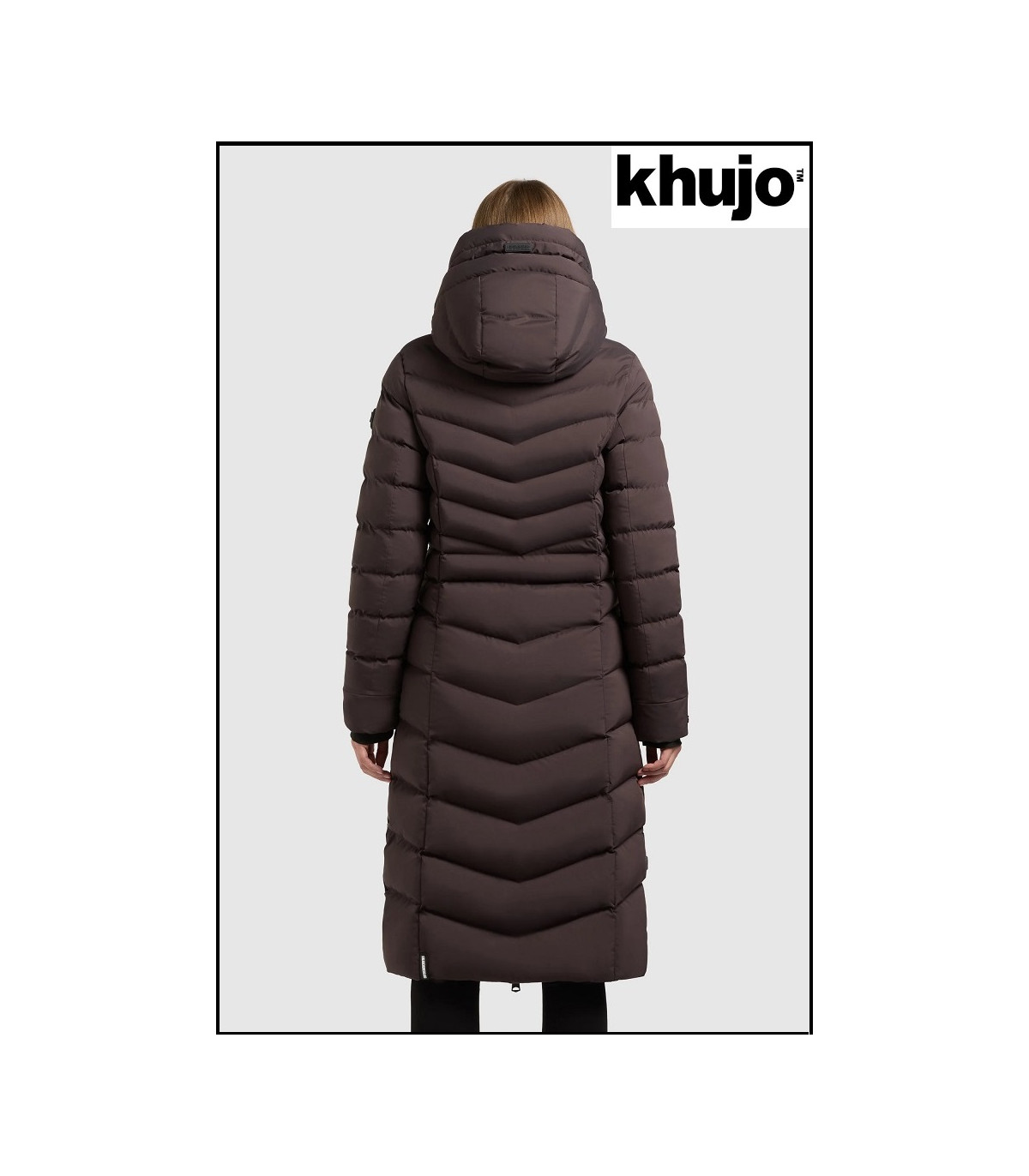 PARKA LARGA CHOCOLATE KHUJO