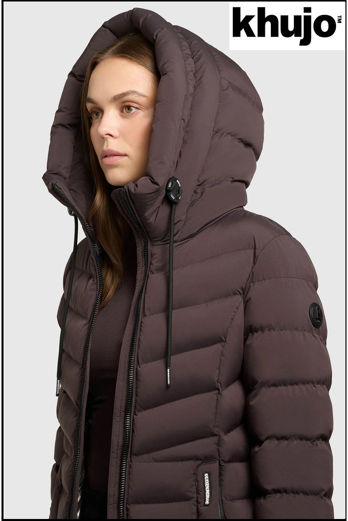 PARKA LARGA CHOCOLATE KHUJO