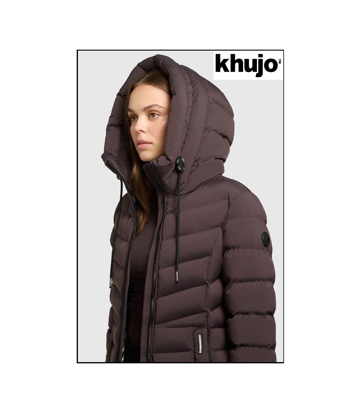 PARKA LARGA CHOCOLATE KHUJO