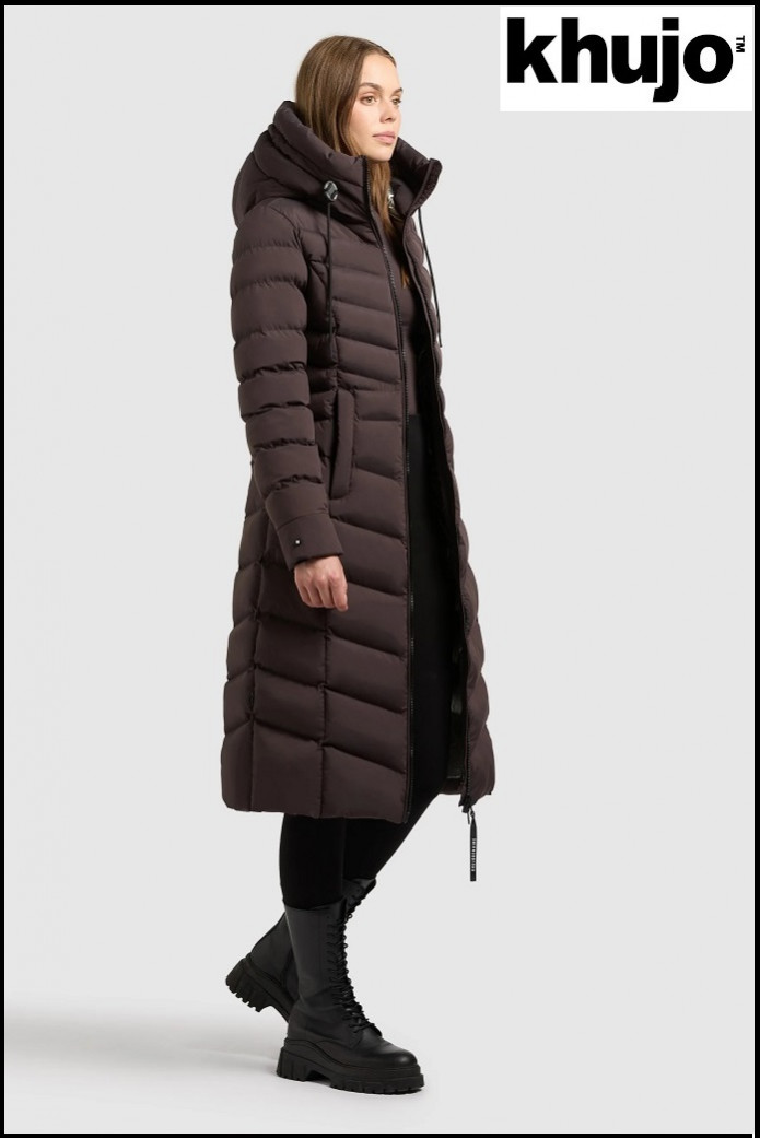 PARKA LARGA CHOCOLATE KHUJO