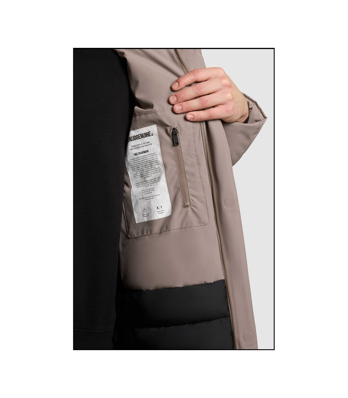 PARKA GREIGE KHUJO
