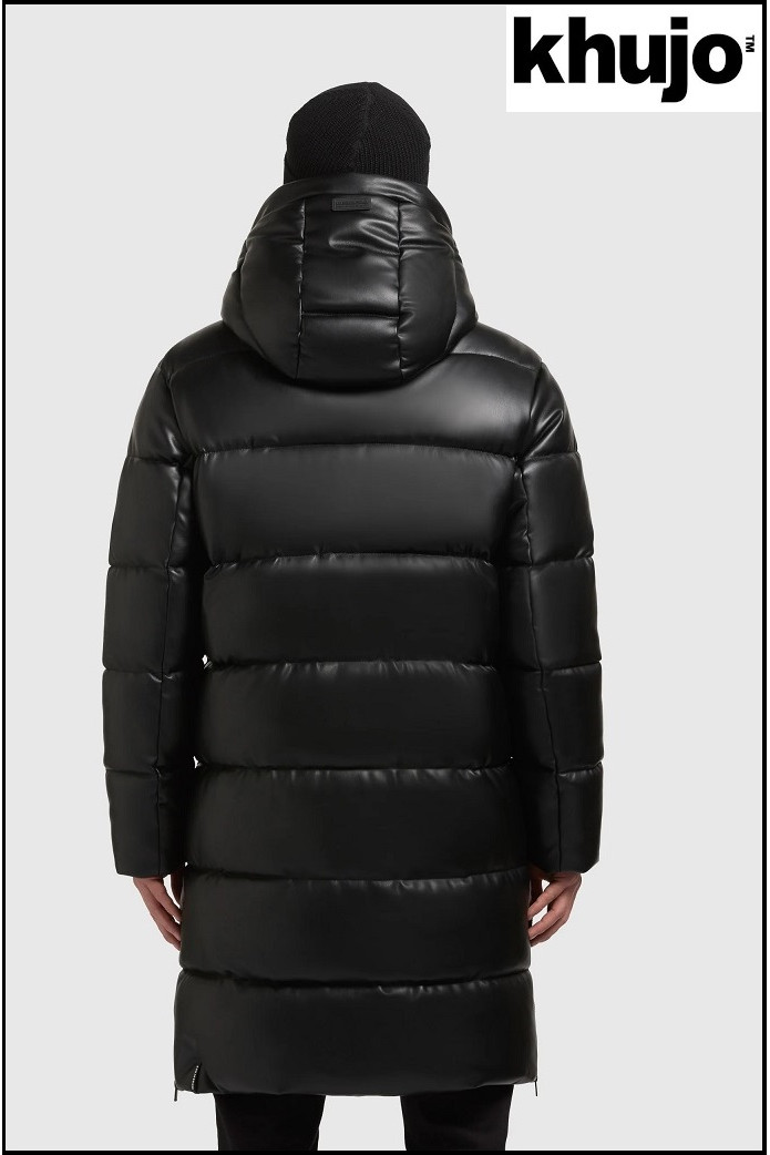 PARKA LARGA ACOLCHADA NEGRA KHUJO